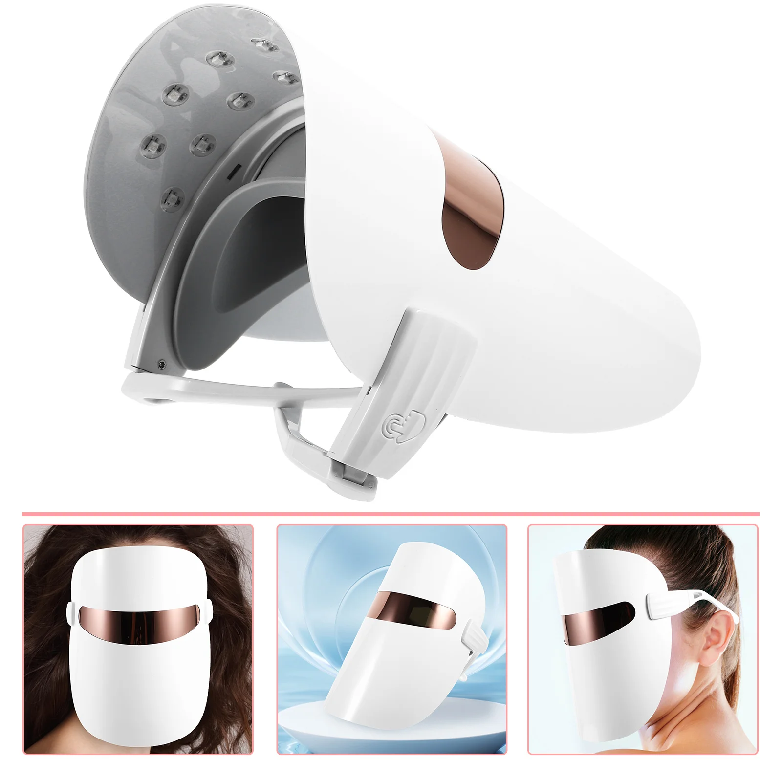 ビューティーケアツールアンチエイジングフェイスLEDマスクビジュアルLEDマスクマスク若返りしわを軽減