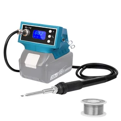 Cordless Soldering Iron Station for Makita 18V TXT Battery with Digital Display °C/°F Conversion DIY Welding Tool(No Battery)