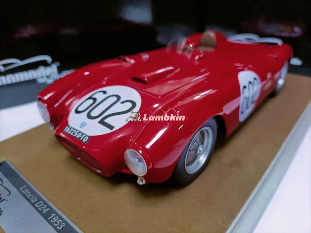 

Tecnomodel 1:18 For Lancia D24#602 Mille Miglia Winner 1953 J.M.Fangio Resin Simulation Championship Winning Rally Car Model