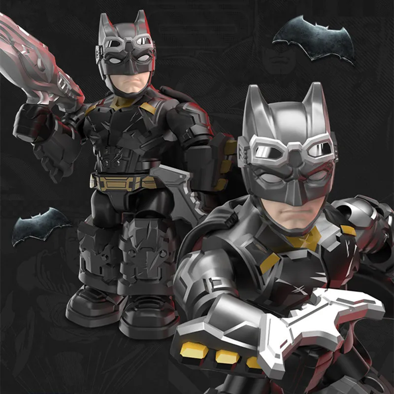  ﻿ Blokees DC JUSTICE LEAGUE Batman Superman Wonder Woman Aquaman Cyborg Arkham Serie Blind Box Anime-Figur Montage-Spielzeug Geschenk – Detail 16