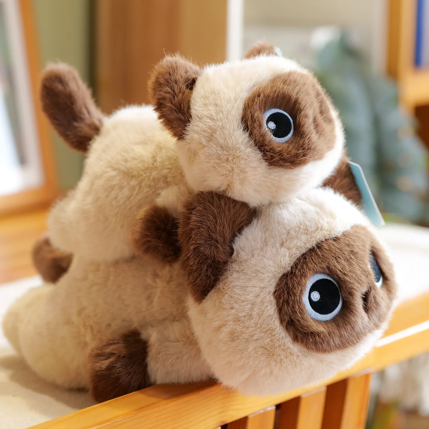 

Cute Siamese Cat Plush Toy, Healing Themed Birthday Gift, Female Pendant, Children's Toy