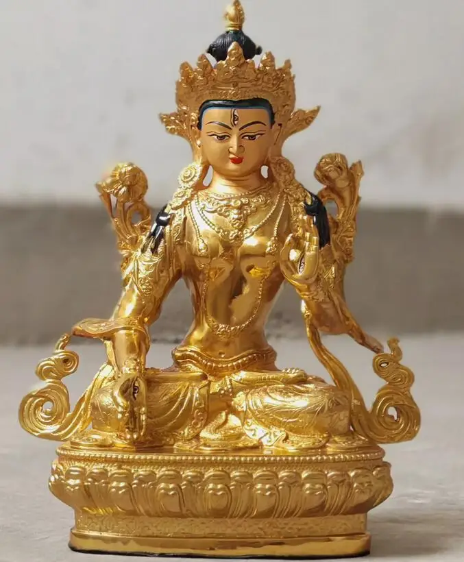 

Kwan-yin Bodhisattva 7 eyes Tara white Tara Buddha blessed treasures Statue