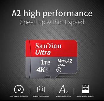 原廠Micro TF SD卡 128GB 256GB 記憶卡 Class10 U3 512GB 1TB 高速迷你SD卡,適用於手機、相機、車用DV、單眼相機 6 最佳銷售 Lexar 微型 SD 卡 - №4