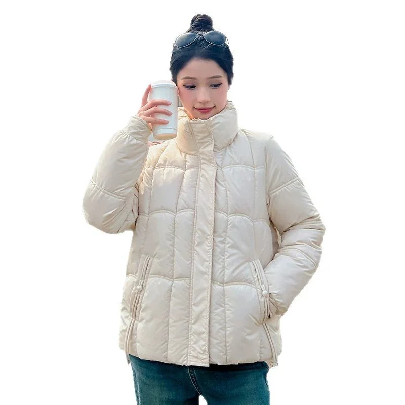

New Winter Down Jacket Female Loose Thicken Warm Parka Women Casual Stand Collar Bread Coat Cotton Jackets Casaco Feminino