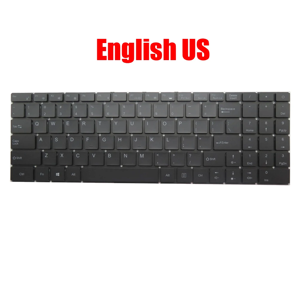 Imagem -01 - Teclado do Portátil para Nintend N15 Pro com Retroiluminação Inglês Nós Preto Novo teclado do portatil para nintend n15 pro com retroiluminacao ingles nos preto novo 01