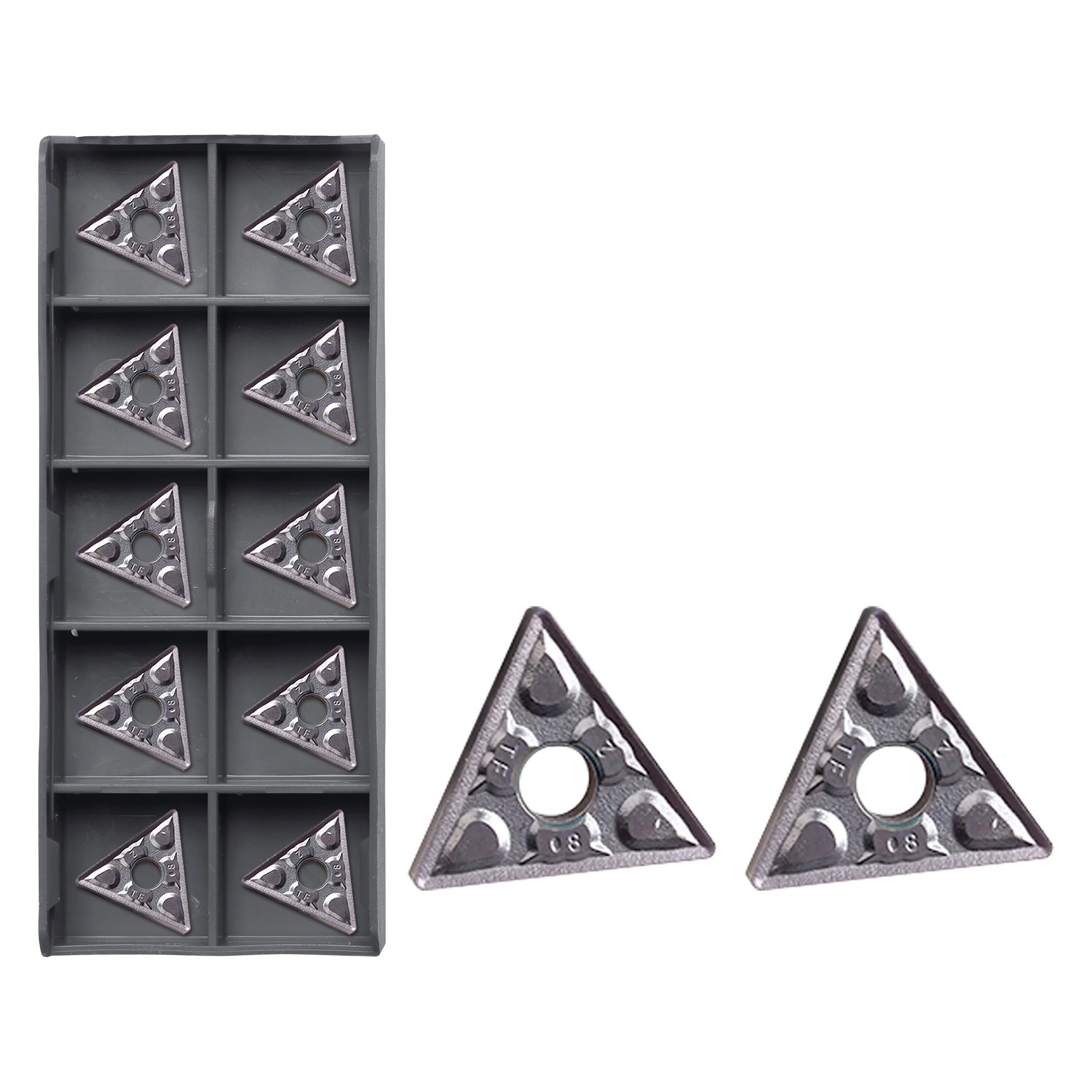 TNMG160404 TNMG160408-TF IC907 IC908 آلة خرط تعمل بالتحكم الرقمي بواسطة الحاسوب أدوات تحول أصلية أصيلة مثلث كربيد إدراج قوي مقاومة للاهتراء