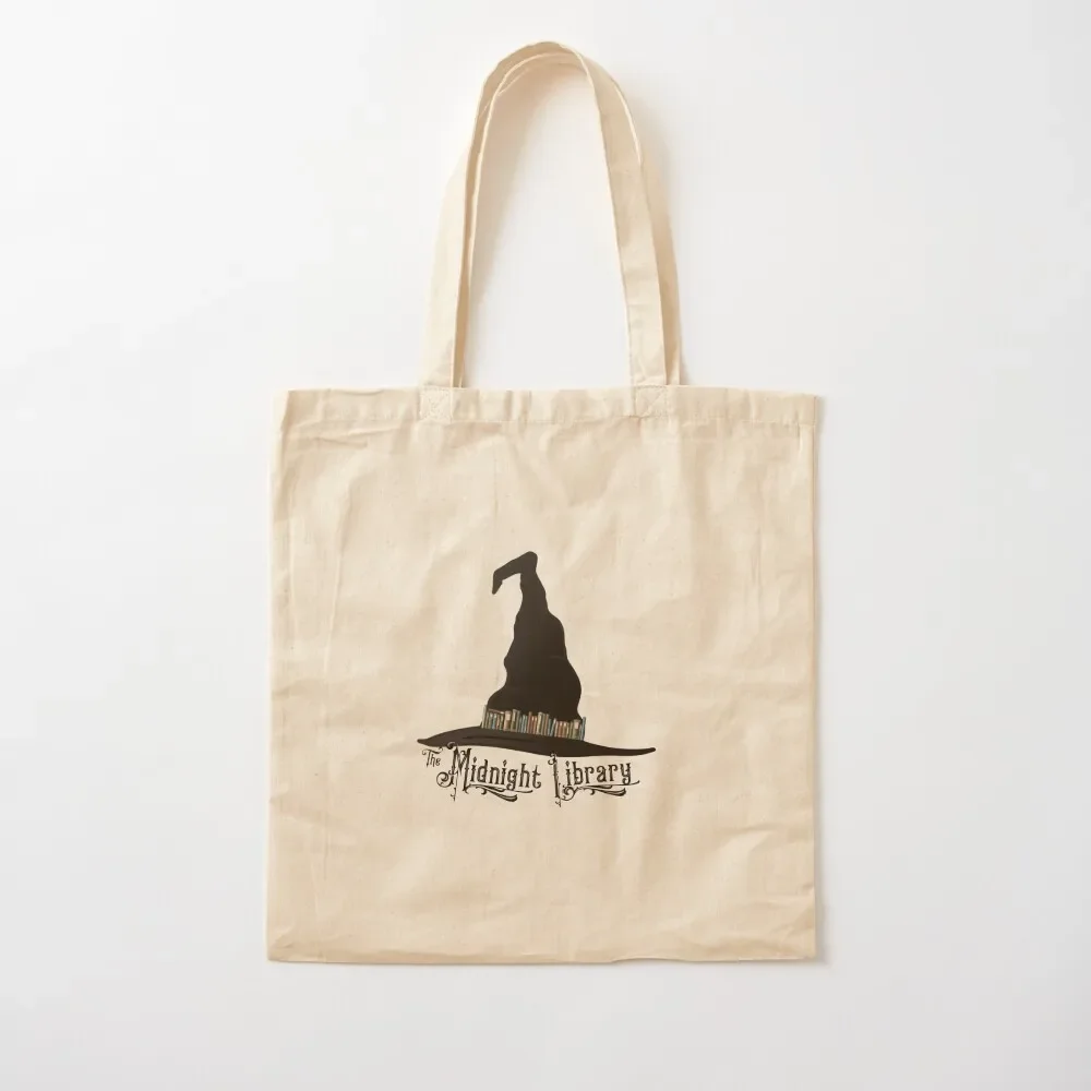 

Midnight Library Witch Hat Logo!! Tote Bag Cloth bags eco bag folding shopper bags