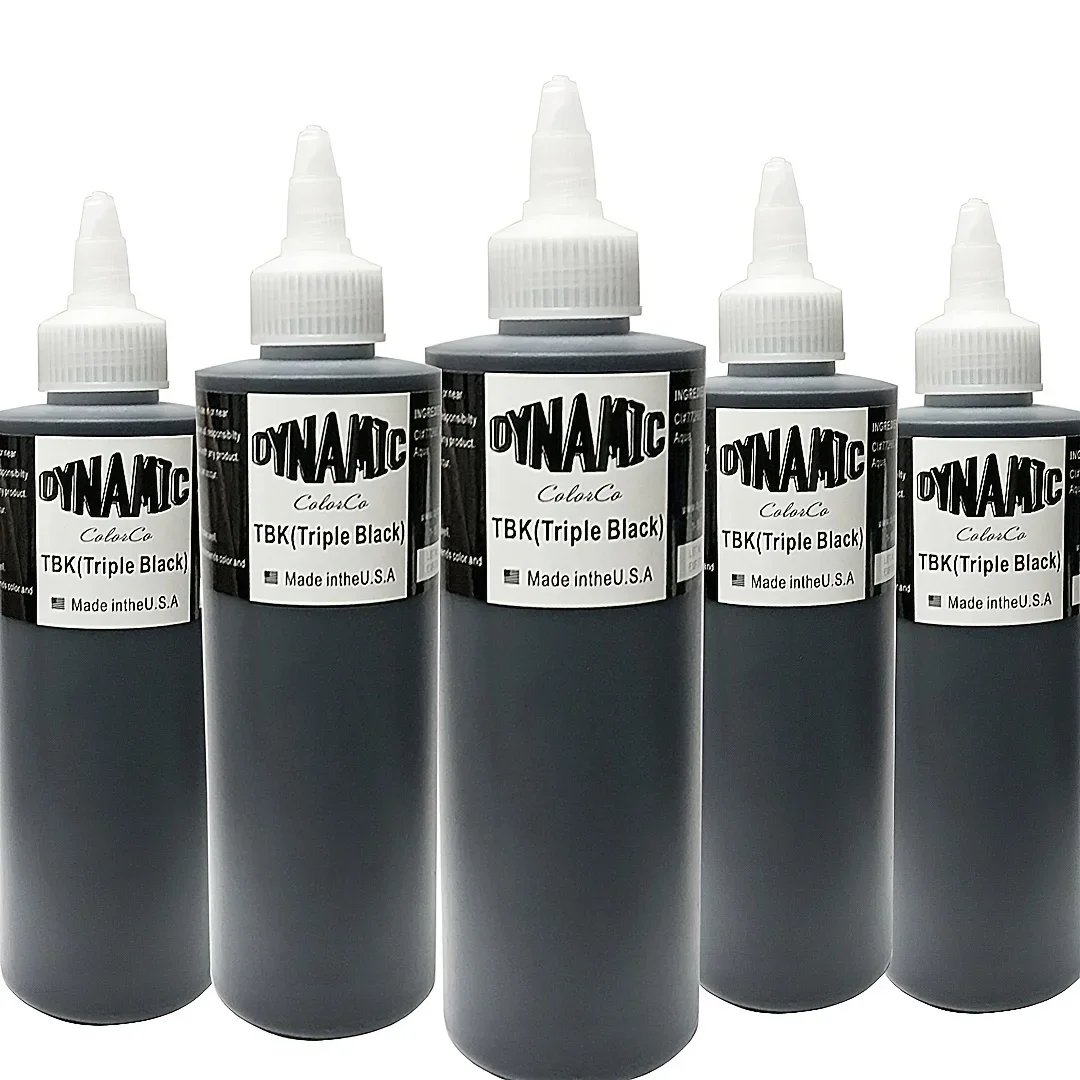 

Dynamic 240ml Tattoo Ink Pigment Black Tattoo Ink Body Art Painting Permanent Makeup Tattoo Supplies Multiple Colors Available