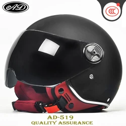 Retro Electric Motorcycl Helmet Anti-fog Casque Vintage For Harley Classic Fashion Open Face Breathable and Warm in All Seasons