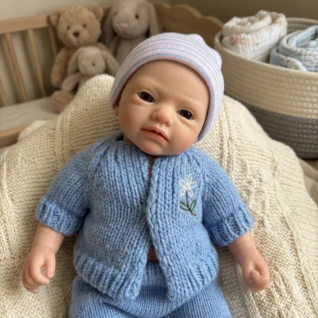 13 Inch Full Body Solid Silico - огляд і ціна Reborn Baby Doll Silicone Realistic