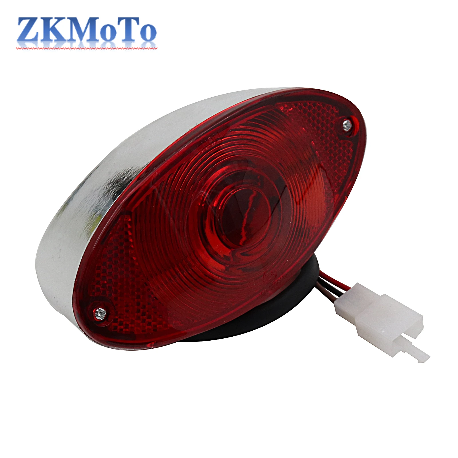 12V Bulb Motorcycle Quad ATV Running Brake License Plate Tail Light Fits For Universal Dirt Pit Bike ATV UTV Buggy Monkey Z50
