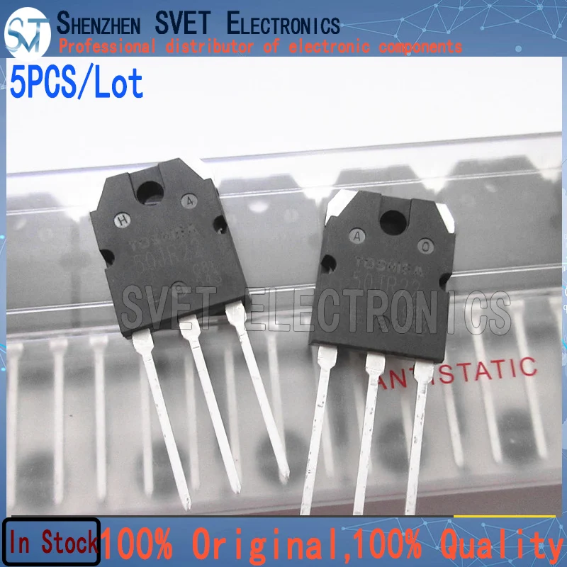 5PCS/LOT GT50JR22 50JR22 TO-247 IGBT Power Transistor 50A 600V 100%Test 100%Original