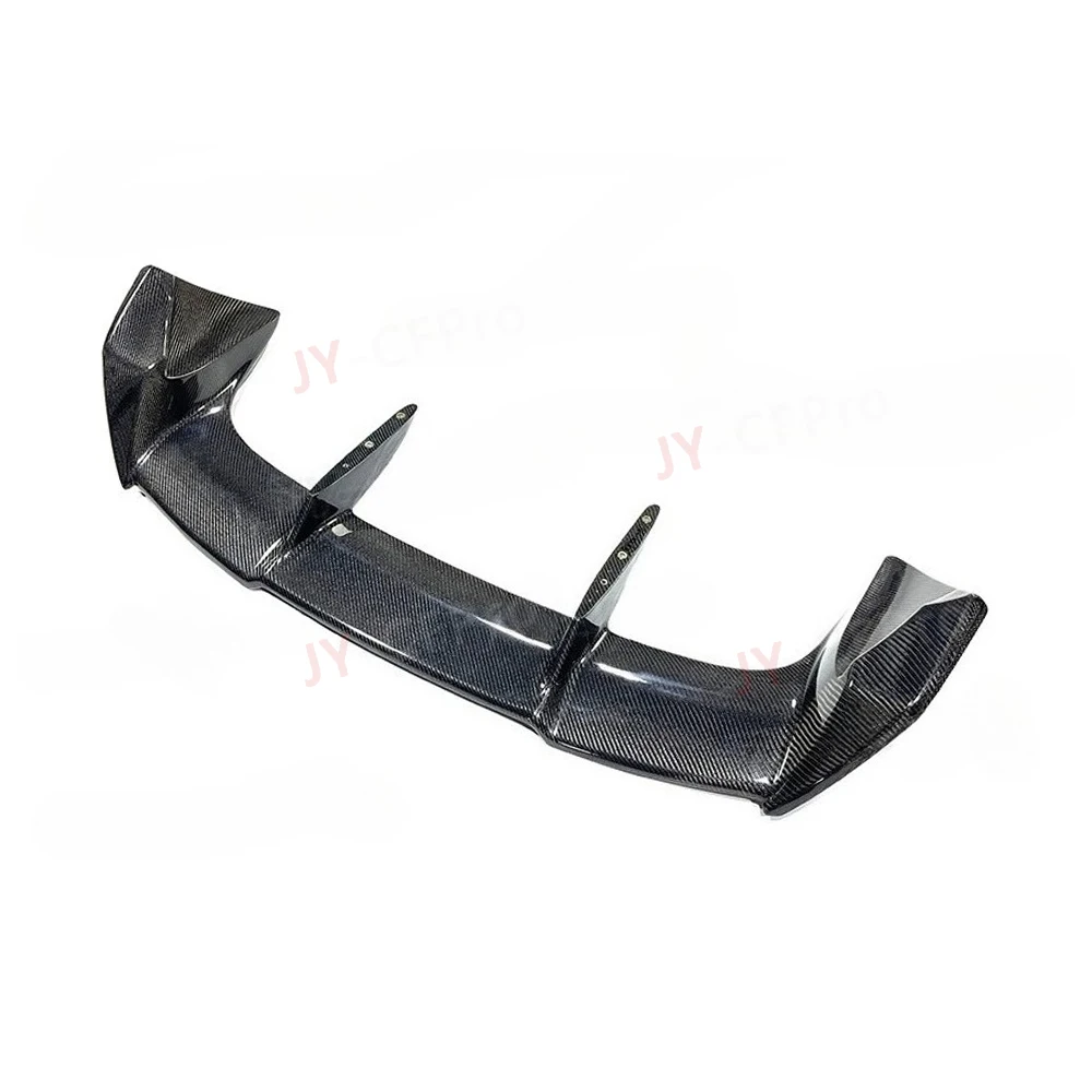 سبويلر خلفي عالي الجودة من ألياف الكربون الحقيقية FRP سبويلر خلفي للسقف جناح خلفي T نمط ملحقات السيارة لسيارة Toyota GR Yaris 2021up #3