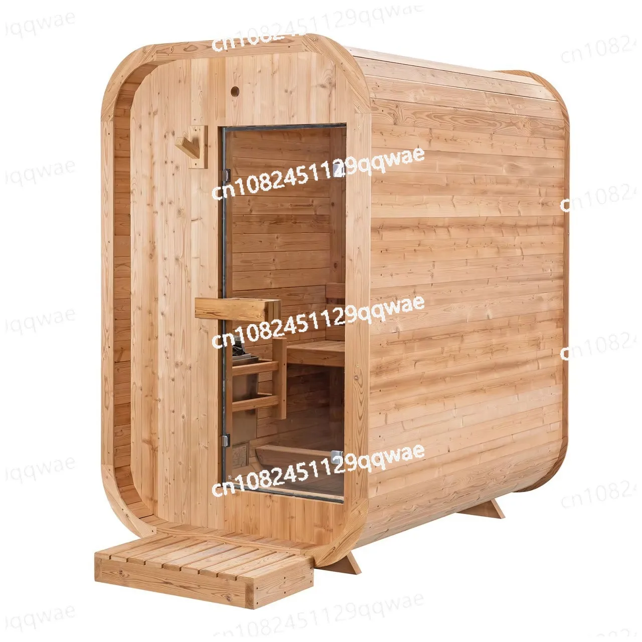 1-2 people traditional steam sauna room deluxe interior