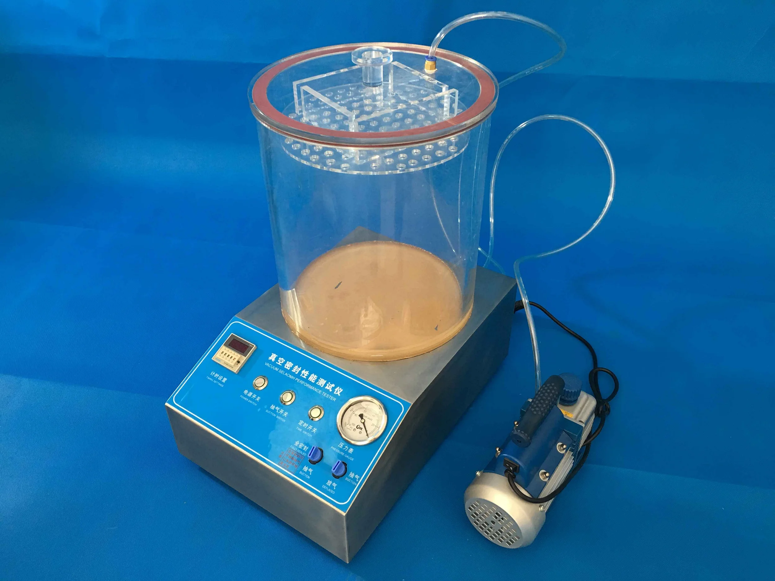 Paquete del probador de ráfaga de bolsa, prueba de sellado y fugas, prueba de resistencia de fugas y sellado