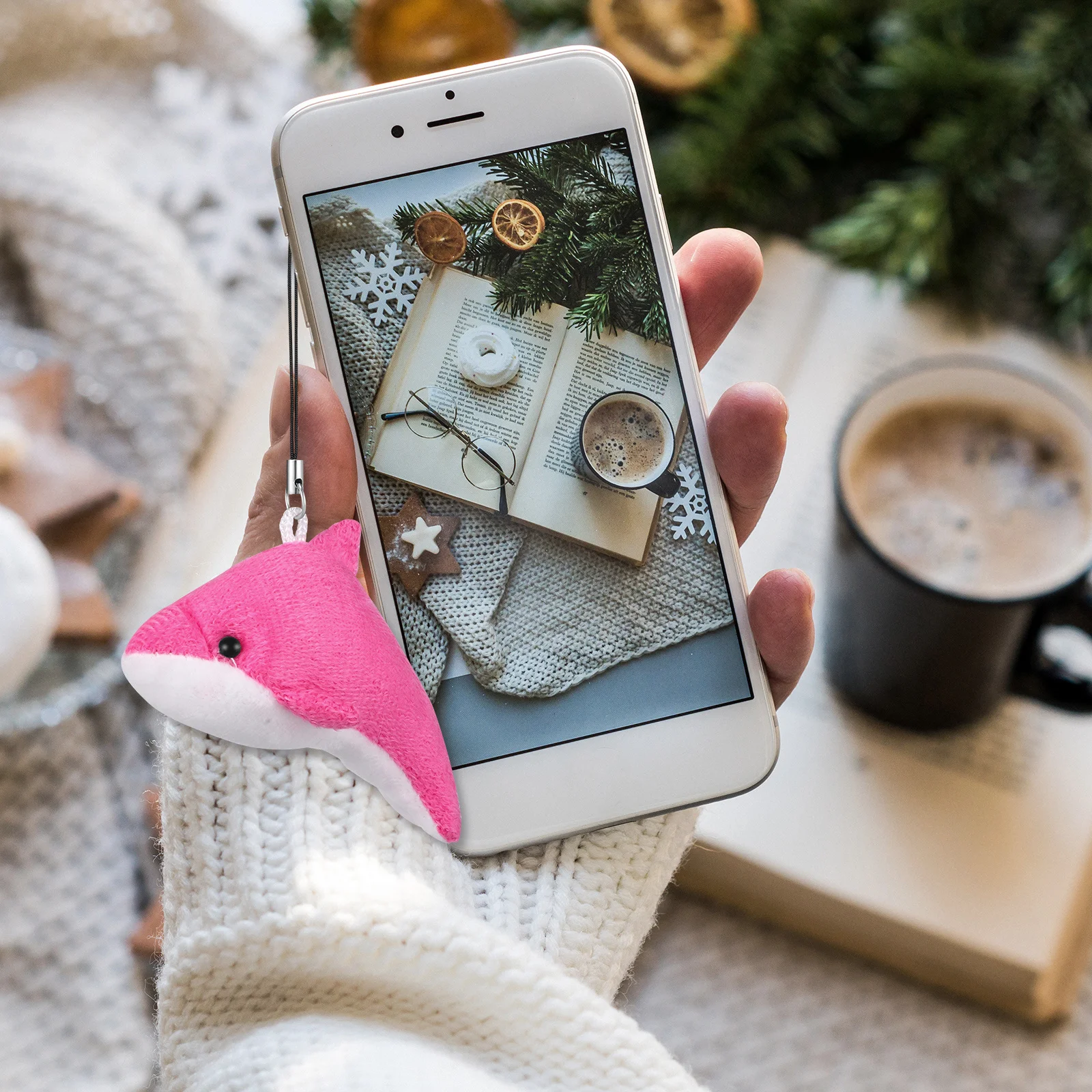 

6Pcs Dolphin Party Favors PP Cotton Stuffed Ornaments for Backpack Phone Car Key Unique Gift Choices Dolphin Party Favors