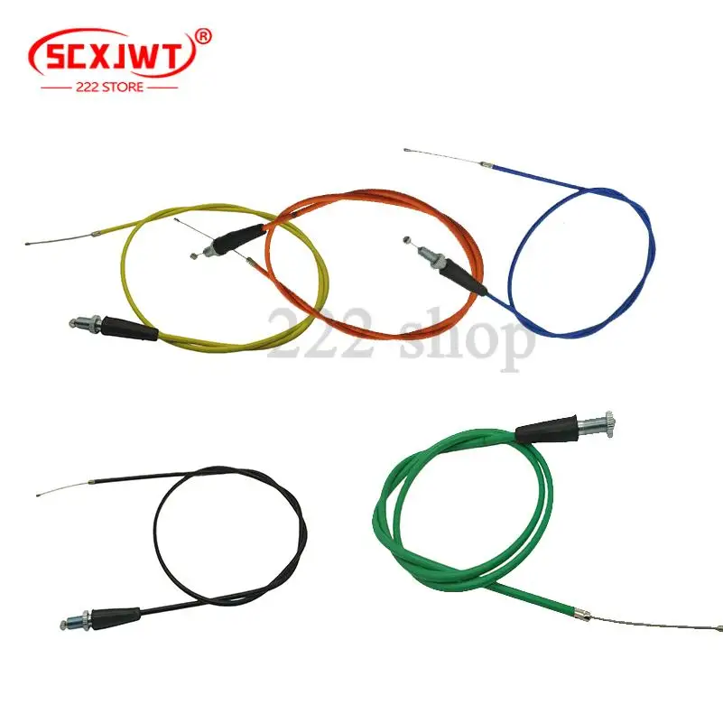 

Мотоциклетный кабель дроссельной заслонки с прямым соединением 1300 мм для XR50 CRF50 CRF70 KLX 110 125, детали для мотокросса для грязевого питбайка