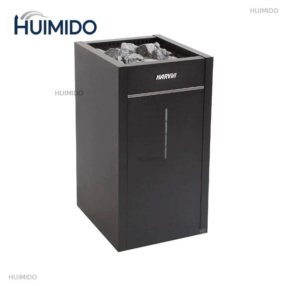 High-end Havia far-infrared electric sauna stove, modern design, suitable for apartment and hotel use, made of stainless steel