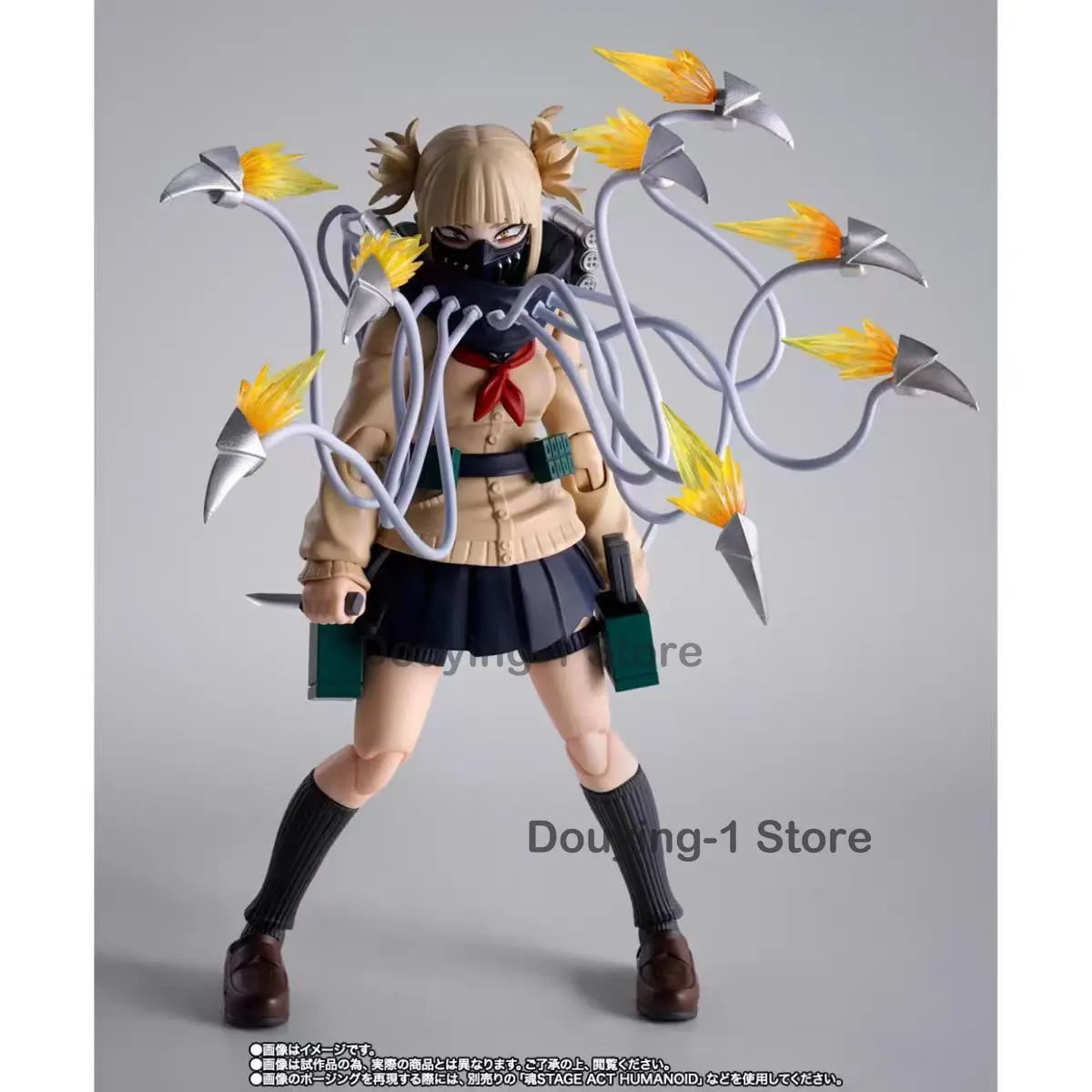 

Предзаказ: Оригинальная коллекционная фигурка Bandai SHF My Hero Academia Toga Himiko, аниме-модель, игрушка из ПВХ, подарок