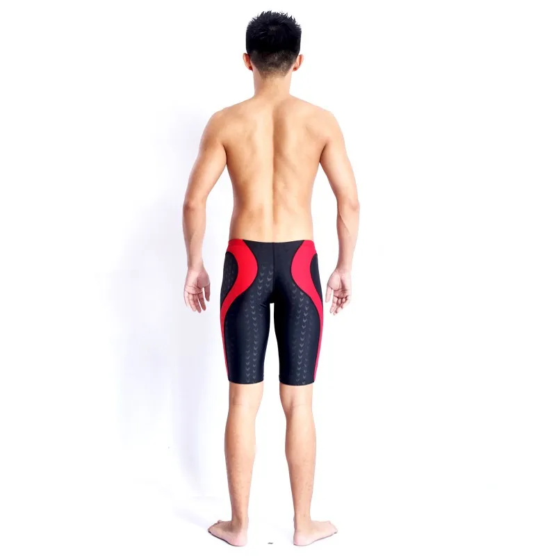 Men's Racing Swim Trunks Chlorine Resistant Racing Swimsuit For Competition Athletes