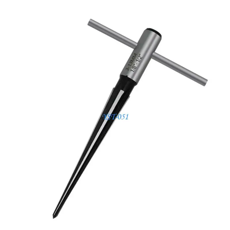 

E15A Hand Taper Reamer 3-13mm 5-16mm Opening Countersunk Head Cutting Tool Handle