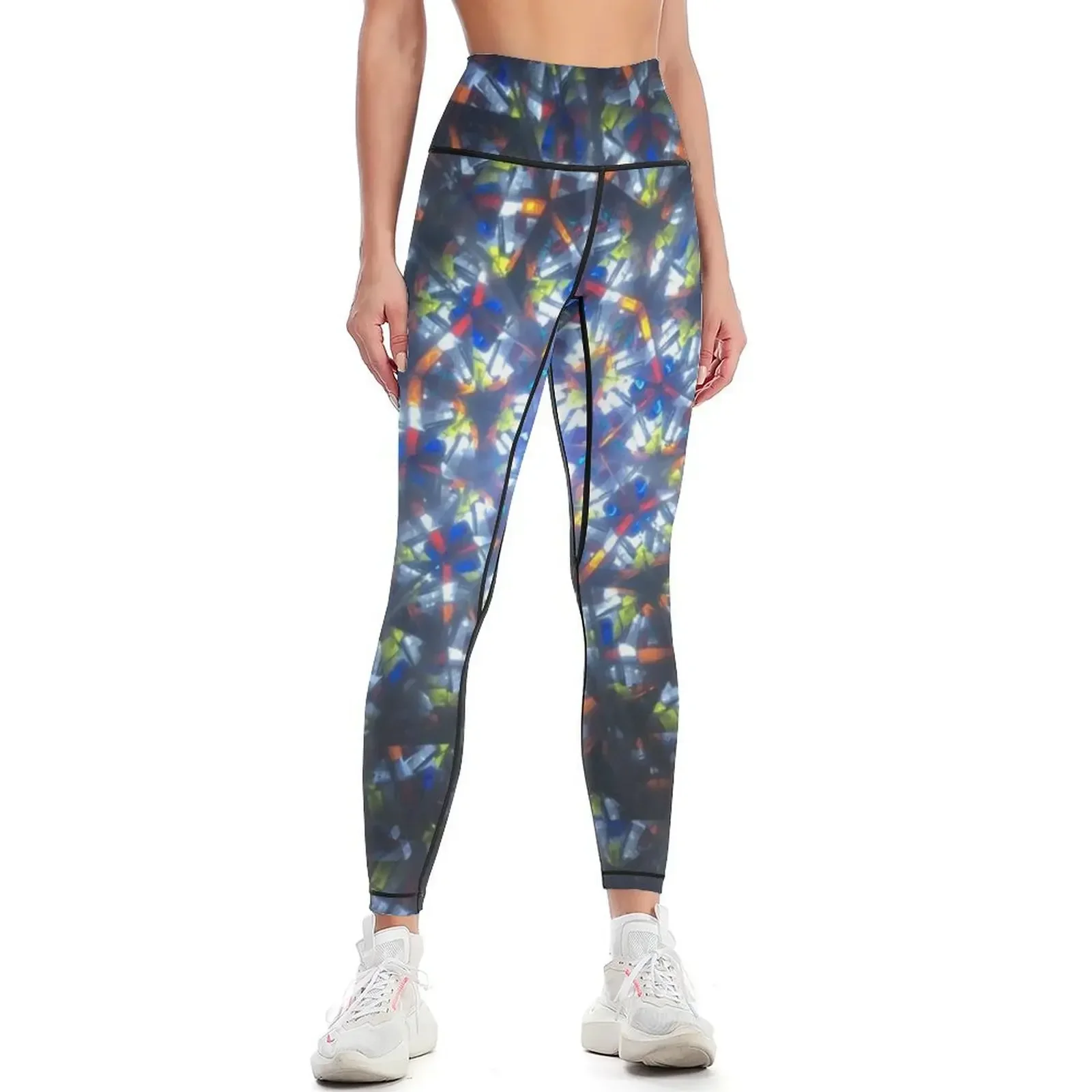 

Kaleidoscope Leggings sports tennis for Tight fitting woman Female legging pants active wear Womens Leggings