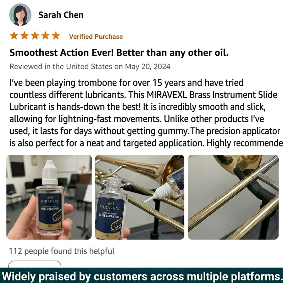 MIRAVEXL Professional Trumpet  - Trumpet Valve Oil review and price