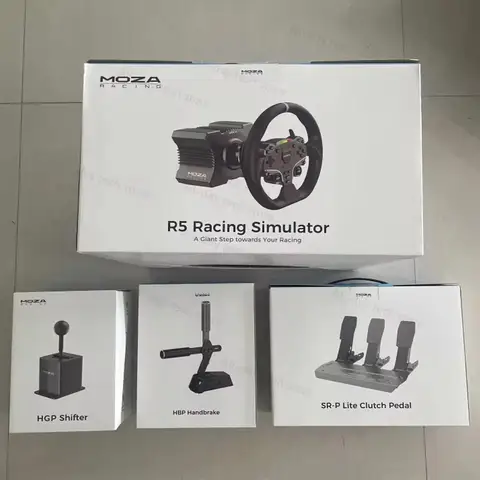 MOZA रेसिंग R5 डायरेक्ट ड्राइव व्हील बेस 5.5 N·m पीक टॉर्क ऐप क्लाउड कंट्रोल ES स्टीयरिंग व्हील, पैडल, टेबल क्लैंप के साथ 12 best sales मोज़ा आर5 - №3