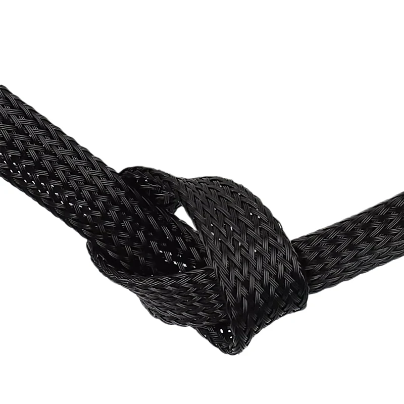 Black Nylon Braided Cable Sleeve 3mm to 100mm Expandable Wire Loom for Car Auto Motorcycle PC ﻿