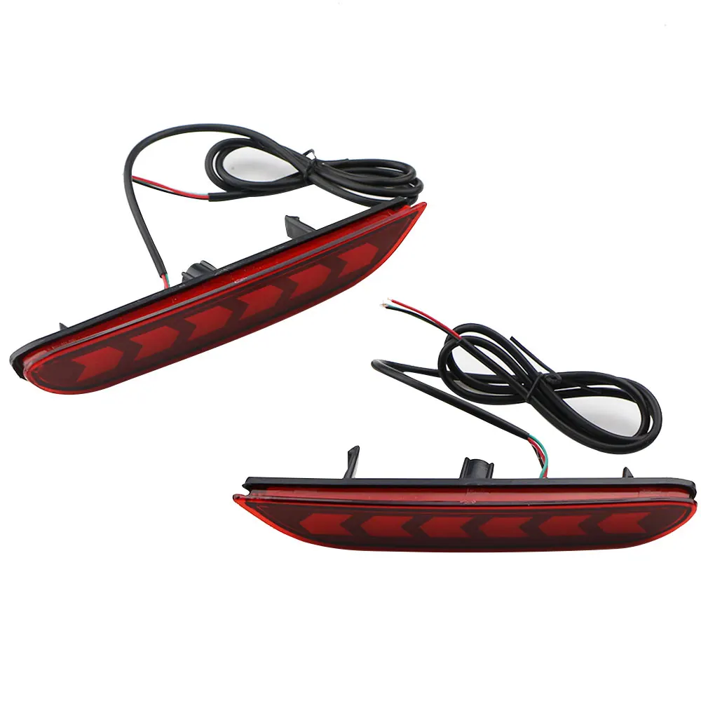 LED ضوء الفرامل الخلفي الوفير عاكس ل إنفينيتي ، مصباح الضباب ، نيسان قاشقاي 16-22 X-Trail 14-16 ، Teana ألتيما 19-21 #4