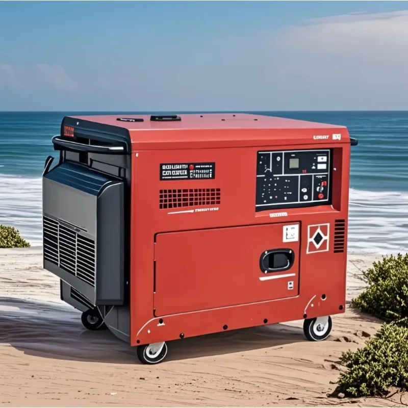 POWER Soundproof Silent Diesel Generator 220v/380v 60hz 3phase Generator Standby 10kw