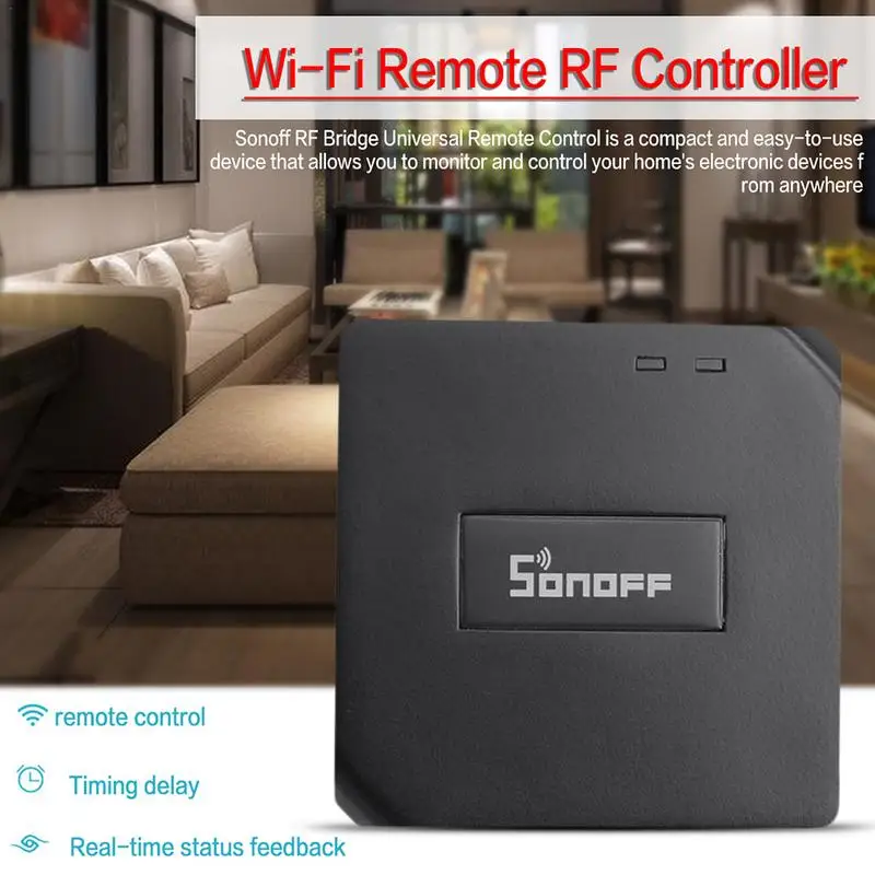 Universal inteligente de automação residencial rf ponte wifi 433 mhz interruptor substituição domotica wi-fi controle remoto rf