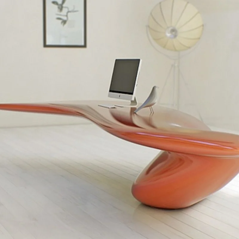 

✿s Modern Office Furniture Light Luxury L-Shaped Fiberglass Hotel Front Desk Uniquely Designed for Office Building Receptions