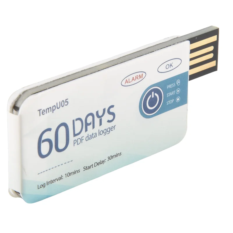 

Classy-Tempu05 1 PCS 1 Piece Temperature Data Logger Single Use USB Temperature Record Instrument