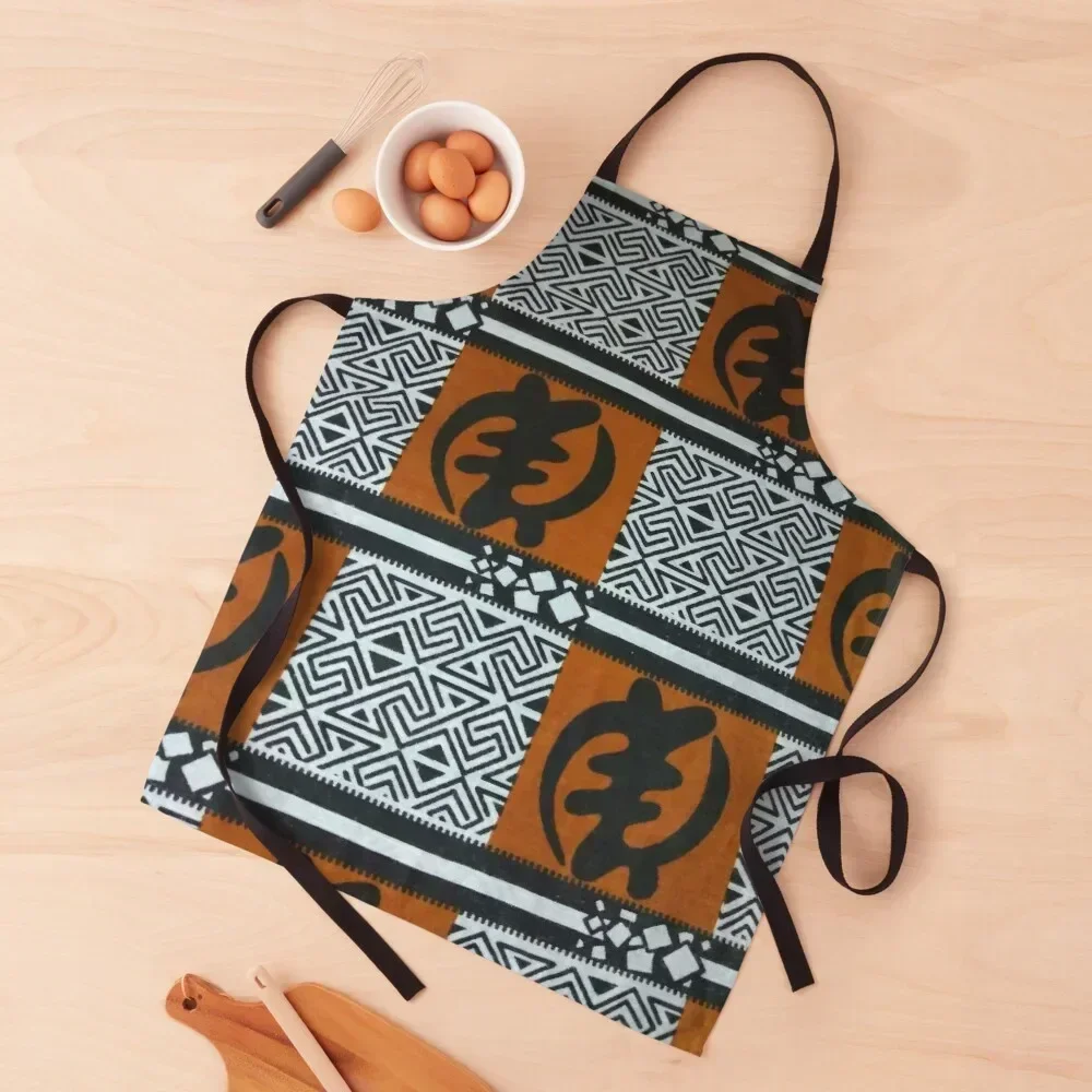 

Ghanaian Gye Nyame African Print Apron women's work For Woman Apron