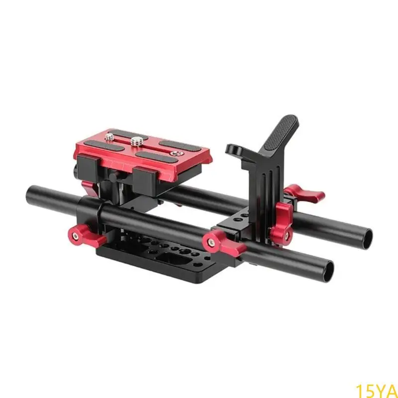 

15YA Quick Mount Gimbals Base Y Shaped Lens Support with 1/4 and 3/8 Thread