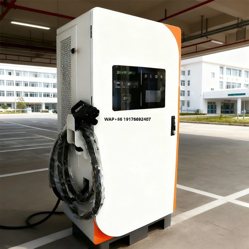 60kw *1DC OCPP Fast Car EV Charger Station New Energy Charging Pile with CCS1 Dual Guns Floor-Mounted Charging Piles