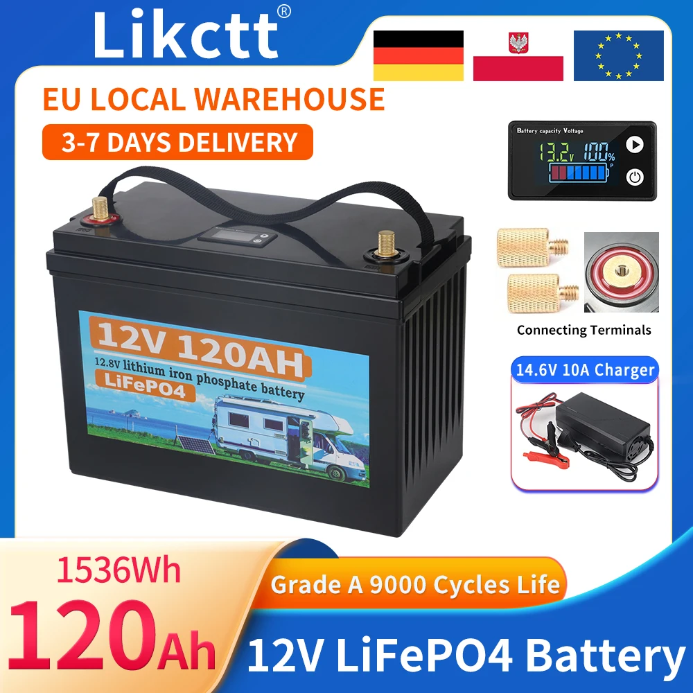 Eu Stock 12V 120Ah …