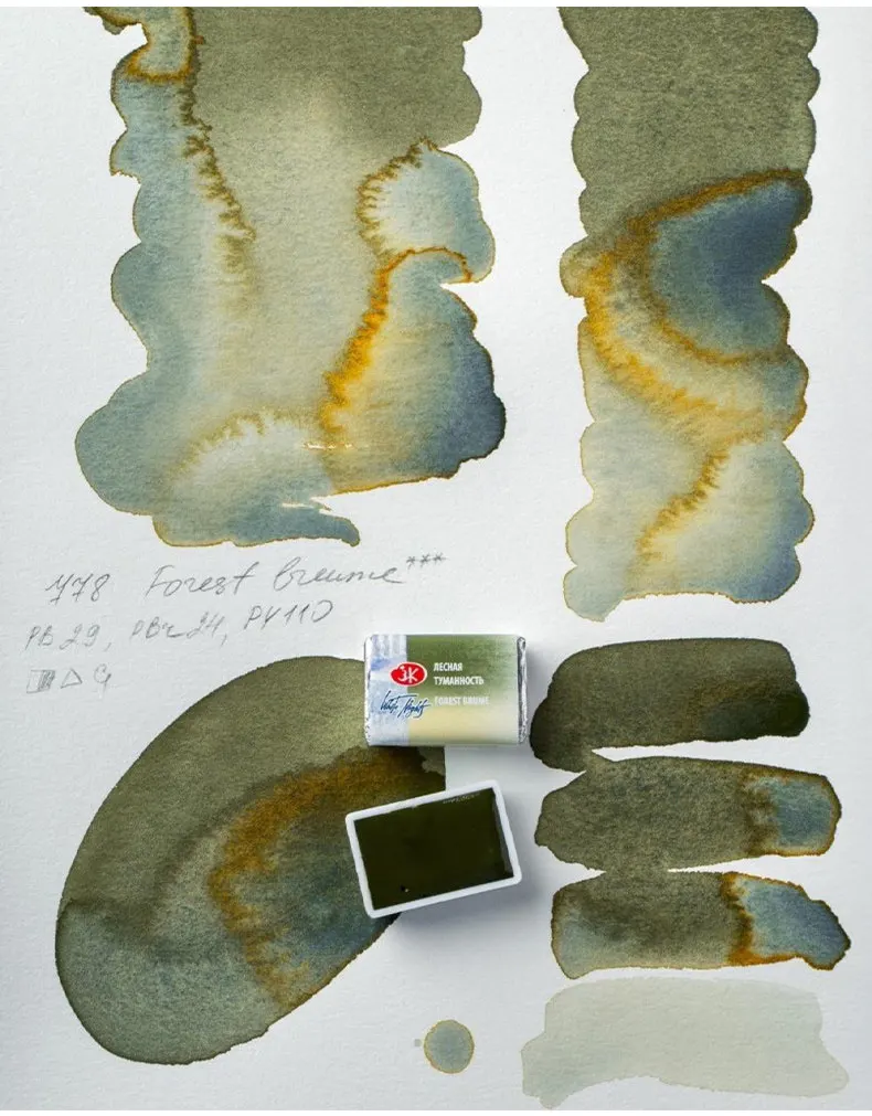 Russische Weiße Nächte Limitierte Auflage Granulierter Fester Aquarellfarben von Professioneller Künstlerqualität Leuchtende Lichtbeständige Farben – Detail 30