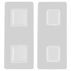 Clear Double-Sided Adhesive Hook Heavy Duty Nail Free Self-Adhesive Hooks Waterproof Self Adhesive Hooks For Smooth Surface