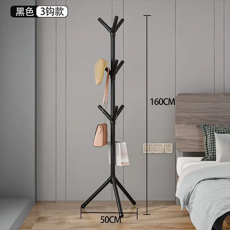 New Simple Assembly Of Floor Standing Coat Rack Vertical Coat Rack For Home Living Room Dormitory Clothing Storage