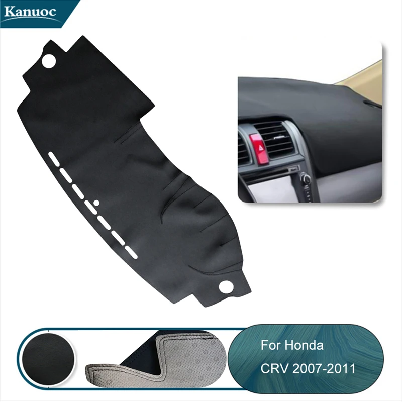 

LHD Dashboard Mat Cover Pad Inner Sun Shade Dashboard For Honda CR-V RE1~RE5 RE7 2007-2011 Car Interior Styling Accessories