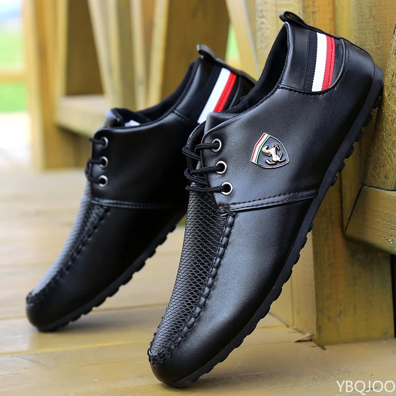 

Мужские повседневные кроссовки, весенне-осенняя новая модная обувь, дышащая однотонная обувь, нескользящая мужская обувь для вождения, Zapatos Homme