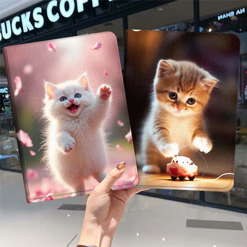 

Creative Art Popular Love Cat For Samsung Galaxy Tab A7 A A8 A9 A11 S6 S11 10.1 10.4 10.5 Inch Lite PLus Soft Tablet Case Gift