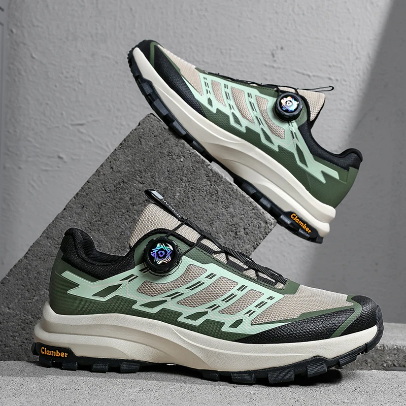

2026 Men's Spring New Hiking Shoes Lightweight Breathable Non-Slip Wear-Resistant Outdoor Trail Running Shoes