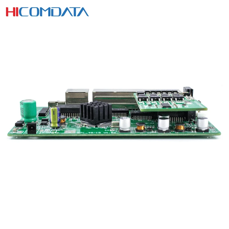 Unmanaged PoE switch with 1*10/100/1000M RJ45 port and 4*100/1000M PoE ports
