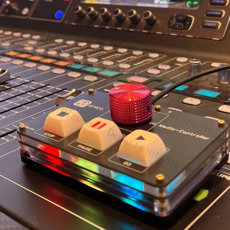 NUEVO controlador admite dos computadoras A QLAB Hirrender P1 SSP Itunes KUGOU Foobar2000