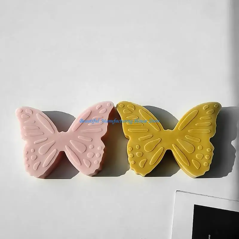 E56A قالب سيليكون مرن لشموع الفراشة العطرية DIY شموع جميلة لصناعة قوالب الراتنج لمحبي الحرف اليدوية #4