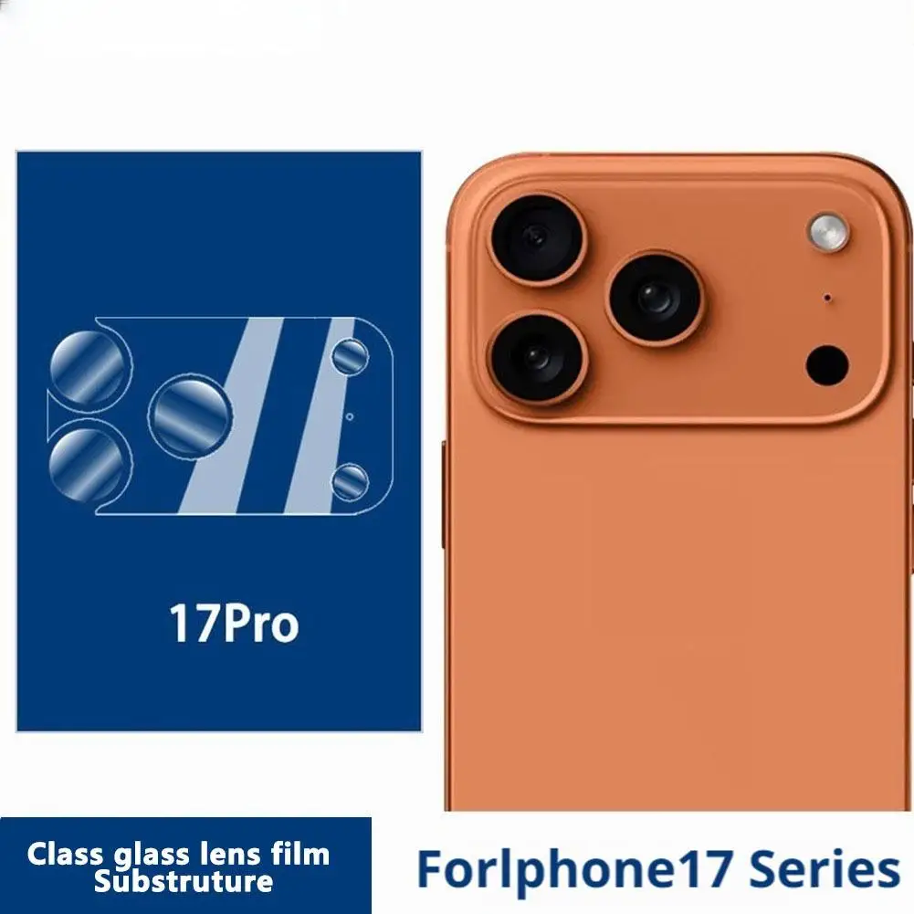 آيفون 17 سلسلة عدسة فيلم + قاعدة عدسة واقية فيلم مكافحة البقع المضادة للبصمة عدسة حامي مثاليا ملحقات الهاتف