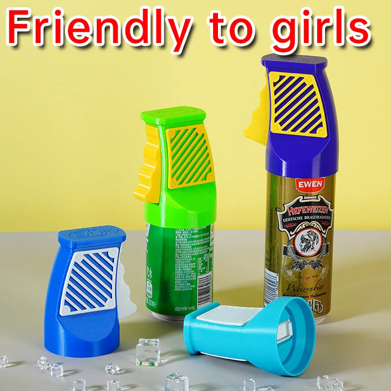 Nail Protector Easy Can Opener Labor Saving Pop Top Beverage Opener Portable Mini Tool For Beer Soda Energy Drink Cans
